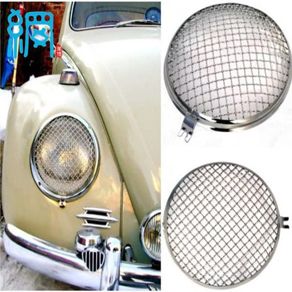 9 inch Headlight Stone Guards for VW Beetle 46 to 66